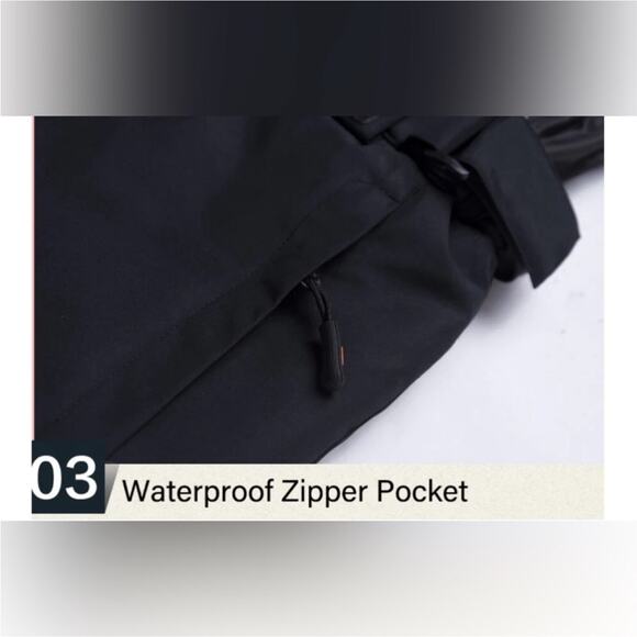 NWOT Unisex Winter Legendary Ski Pants Snow Bibs Large Inseam 28” - Picture 8 of 10